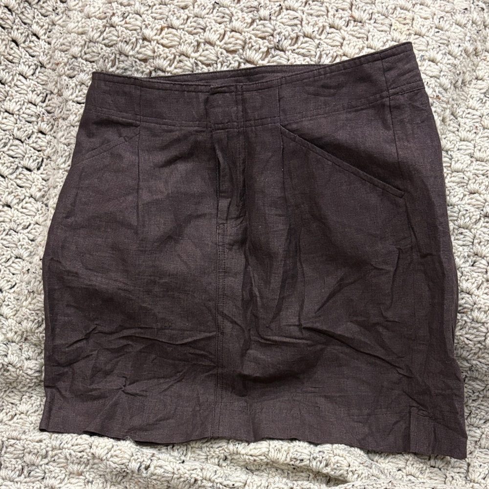 Ann Taylor Brown Skirt